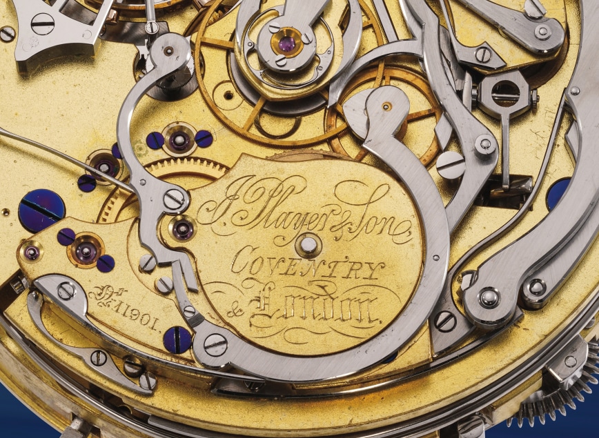 Caseback and engraving details of the Hyper Complication