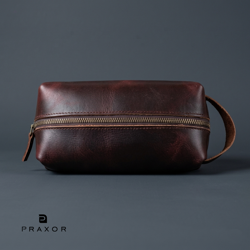 Praxor Leather Travel Case - Image 1