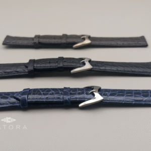 Gatora Caiman Crest — Crocodile Watch Strap with Grade 2 Titanium Buckle - Image 5